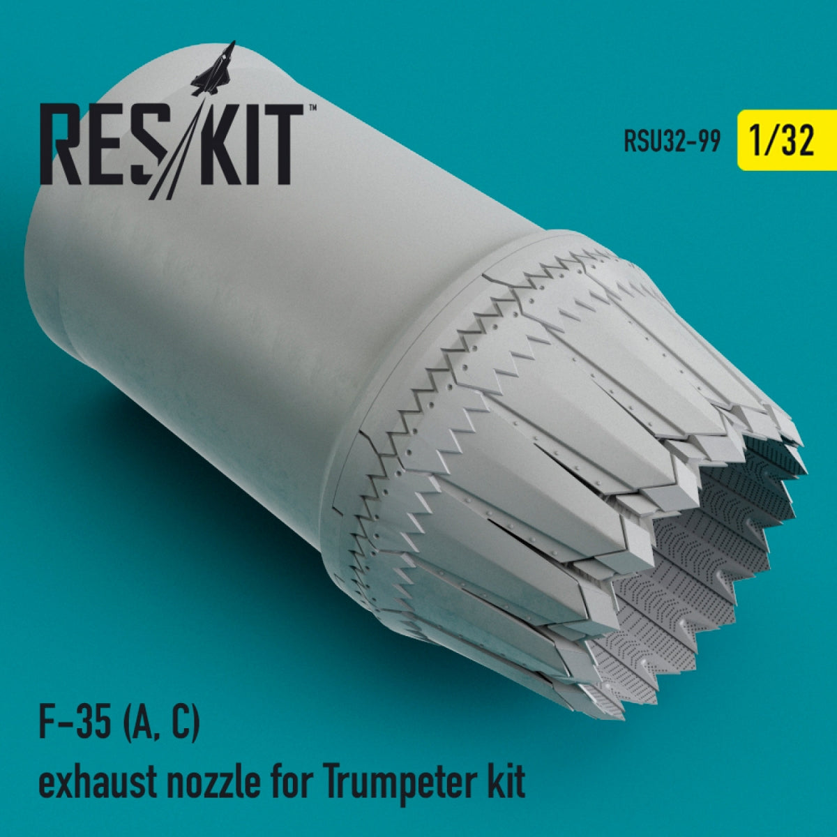 RESKIT RSU32-0099 F-35 (A, C) EXHAUST NOZZLE FOR TRUMPETER KIT 1/32 – immagine 2