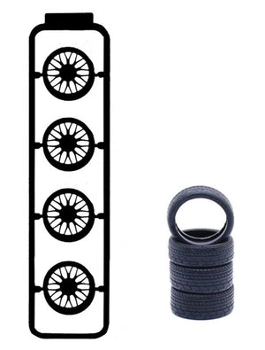 Fujimi 193601 Wheel 19 BBS Wheel 20 inch 1/24 – imagen 3