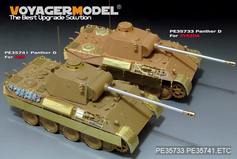 Voyager Model PE35741 WWII German Panther D Basic For ICM 35361 1/35 – imagen 2