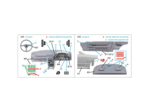 Quinta Studio QD24017 Nissan Skyline GT-R R32 3D-Printed coloured Interior on decal paper (Hasegawa) 1/24 – imagen 2