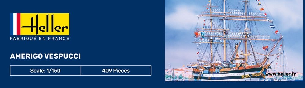 Heller 58807 Amerigo Vespucci - Starter Kit 1/150 – Bild 4
