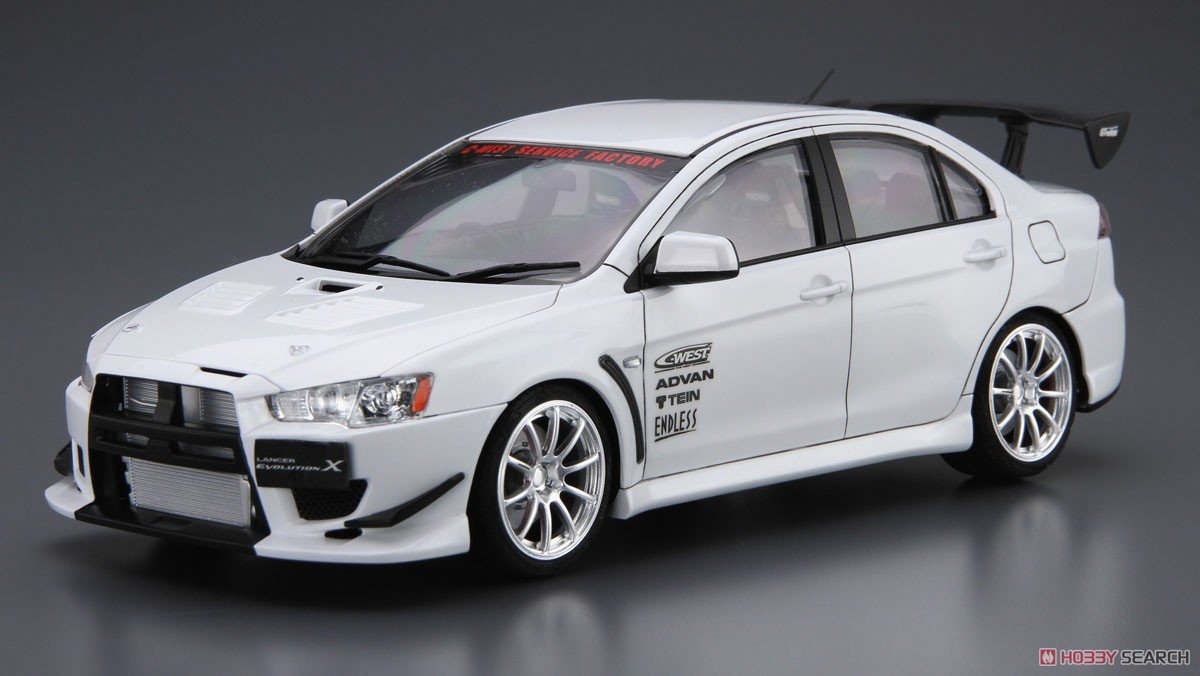 Aoshima 05897 Mitsubishi Lancer Evo &amp;#39;07 1/24 – immagine 2