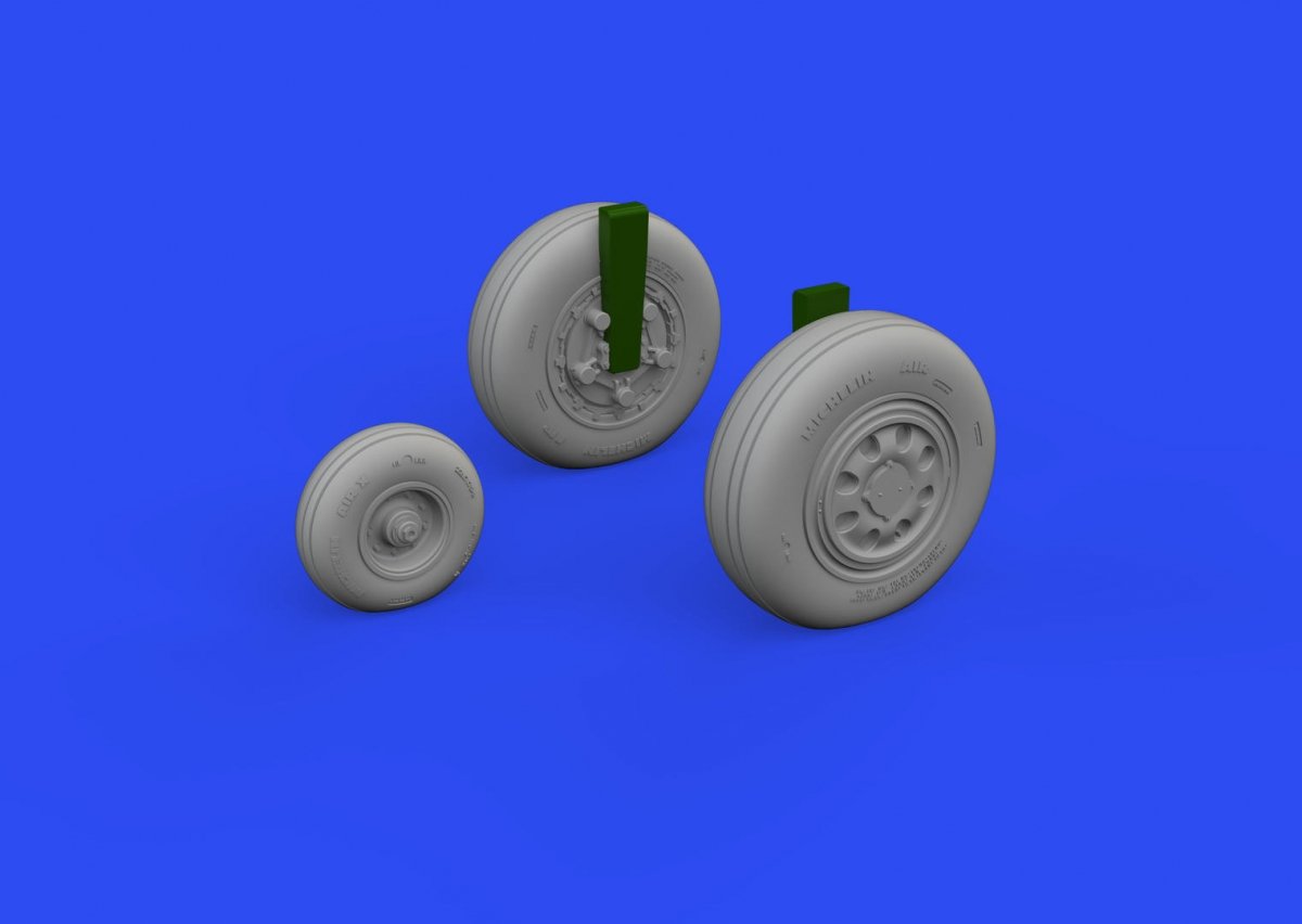 Eduard 648745 F-15E/ I/K wheels GWH 1/48 – immagine 3