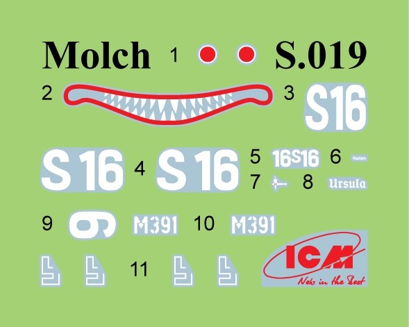ICM S019 U-Boat Type ‘Molch’ WWII German Midget Submarine 1/72 – Bild 2