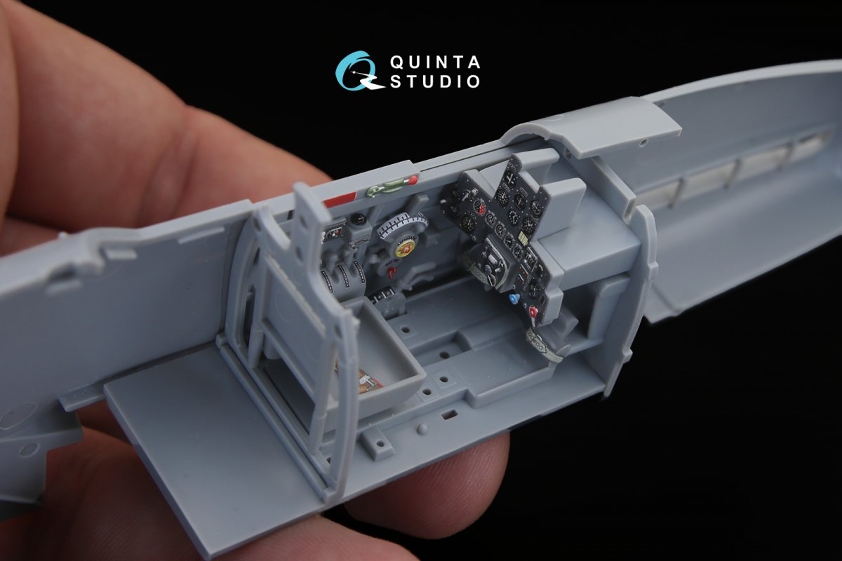 Quinta Studio QD32066 Ki-61-I 3D-Printed &amp;amp; coloured Interior on decal paper (for Hasegawa kit) 1/32 – immagine 7