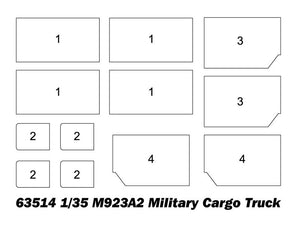I Love Kit 63514 M923A2 Military Cargo Truck 1/35 – imagen 12