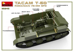 MiniArt 35240 ROMANIAN 76-mm SPG TACAM T-60 INTERIOR KIT 1/35 – zdjęcie 4
