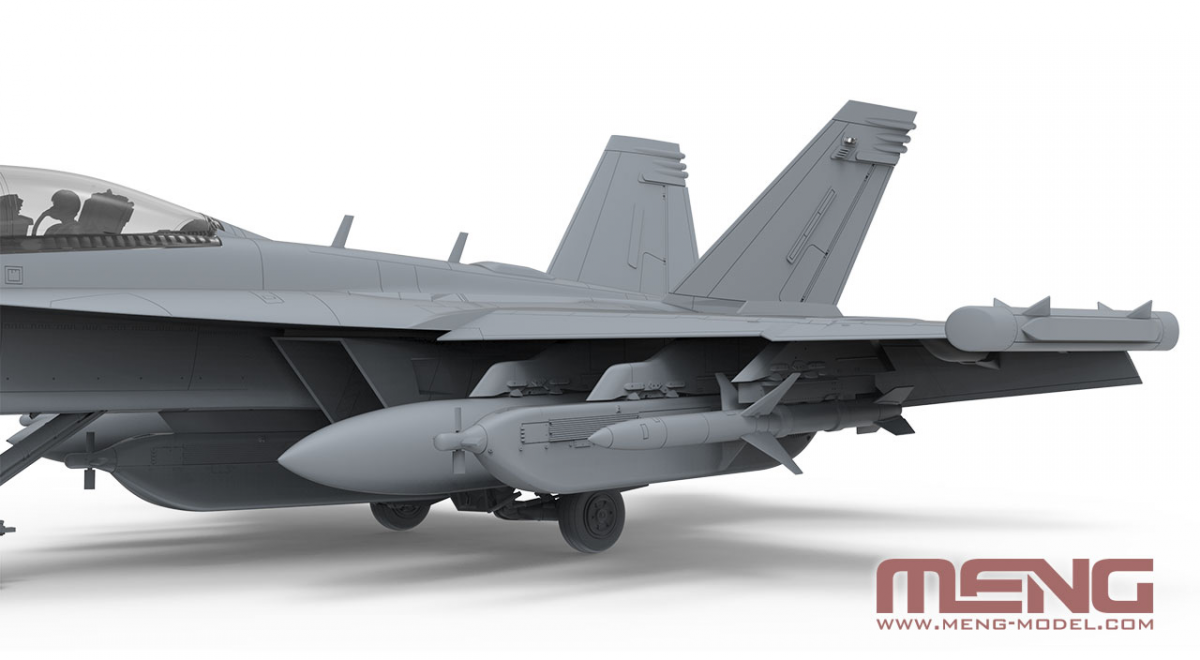 Meng LS-019 Boeing EA-18G Growler Electronic Attack Aircraft Yellow Jackets 1/48 – imagen 3