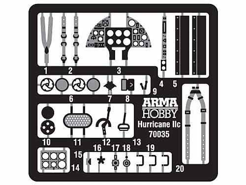 Arma Hobby 70054 Hurricane MkII A/B/C/ &amp;quot;Dieppe&amp;quot; Delux Set 1/72 – Bild 8