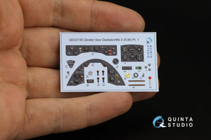Quinta Studio QD32135 Gloster Gladiator Mk II 3D-Printed &amp;amp; coloured Interior on decal paper (ICM) 1/32 – imagen 8