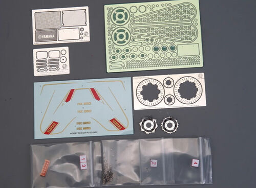 Hobby design HD02-0452 Yamaha RZ250 (1980) - Detail Up PE Set for Hasegawa 1/12
