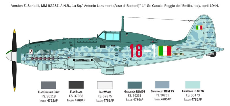 Italeri 2519 Macchi C.205 Veltro 1/32 – Bild 16