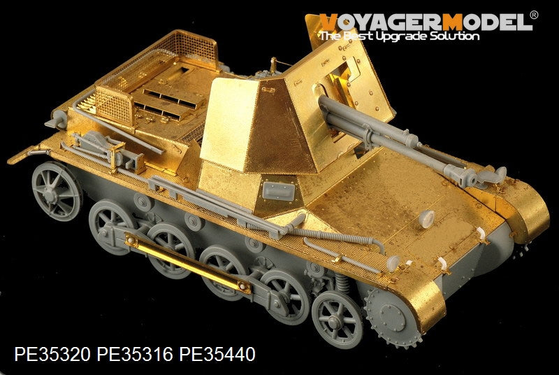 Voyager Model PE35440 WWII German 47mm PaK(t) Panzerjager I basic For DRAGON 6230 1/35 – imagen 4
