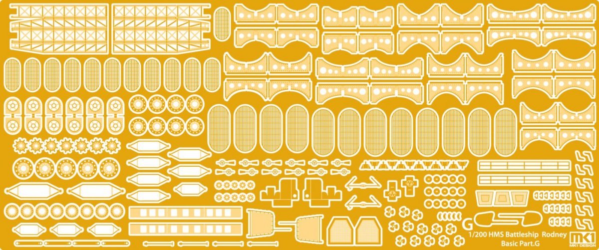 MK1 Design MD-20014 HMS Rodney Value Pack 1/200 – imagen 8