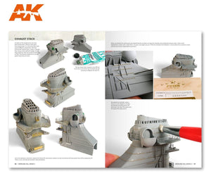 AK Interactive AK249 MODELLING FULL AHEAD 3: BISMARK &amp;amp; TIRPITZ (English) – imagen 2