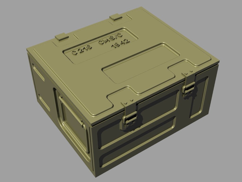 Panzer Art RE35-148 C216 British ammo boxes (40mm Bofors AA Gun) 1/35 – imagen 3