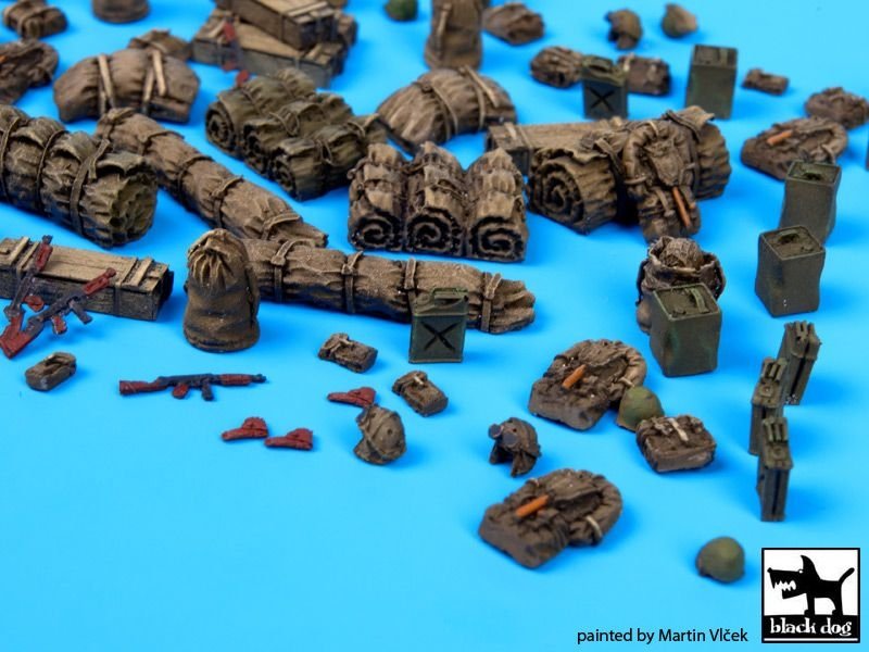 Équipement américain de la Seconde Guerre mondiale Black Dog T72038, échelle 1/72 – image 3