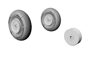 Armory Models AW72005 Yakovlev Yak-15 wheels 1/72 – immagine 2