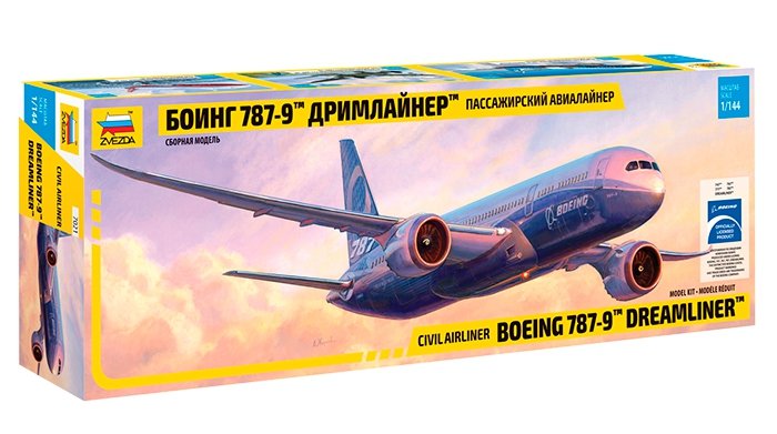 Zvezda 7021 Boening 787-9 Dreamliner 1/144