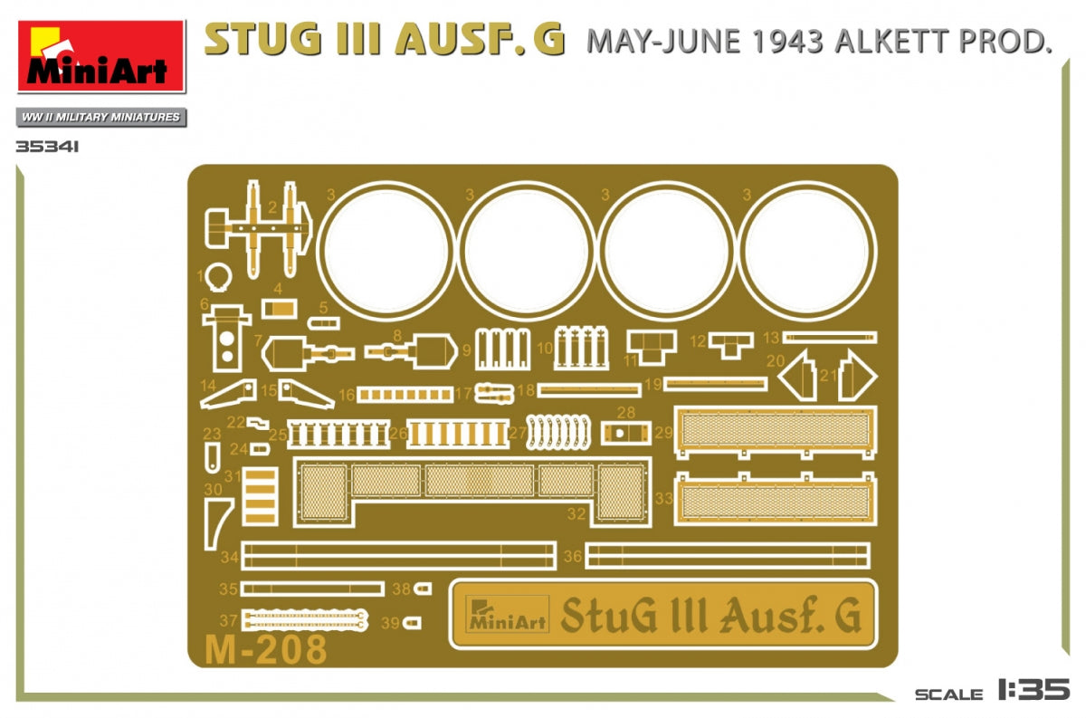 MiniArt 35341 STUG III AUSF. G MAY-JUNE 1943 ALKETT PROD. 1/35 – imagen 2
