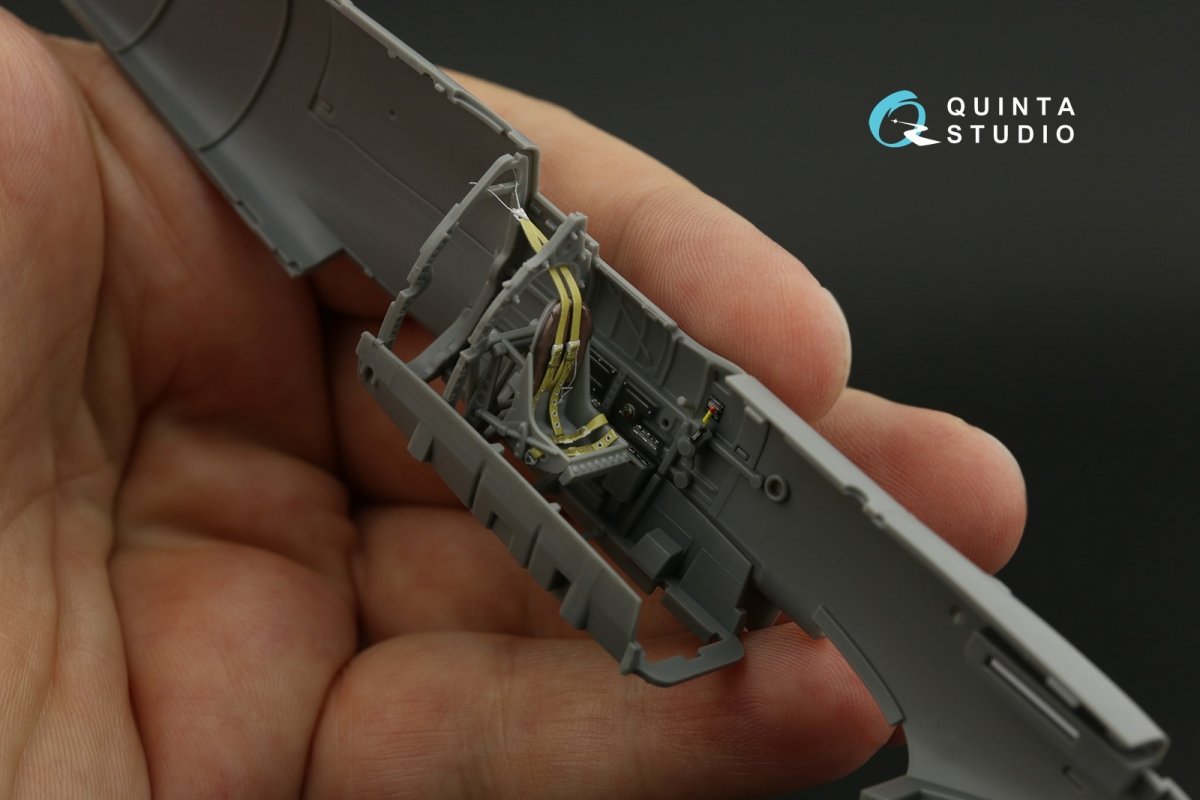 Quinta Studio QD48134 Spitfire Mk.I 3D-Printed &amp;amp; coloured Interior on decal paper (Tamiya) 1/48 – Bild 10