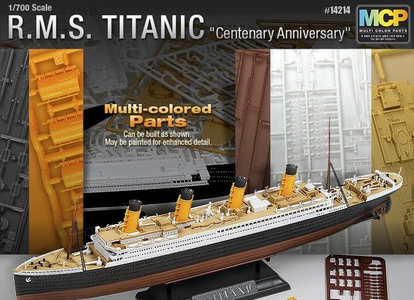 Maquette Academy 14214 RMS TITANIC 1/700