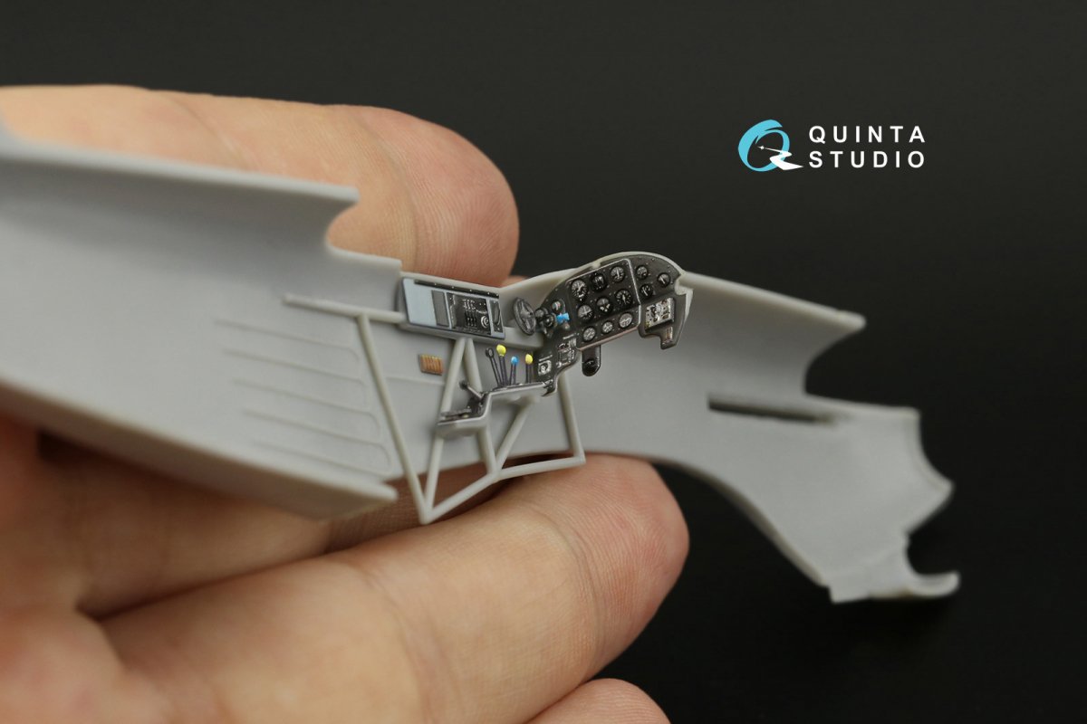 Quinta Studio QD48299 Yak-9T/DD 3D-Printed &amp;amp; coloured Interior on decal paper (Modelsvit) 1/48 – Bild 7