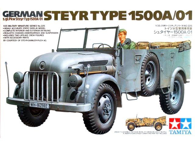 Tamiya 35225 German Steyr Type 1500A/01 1/35
