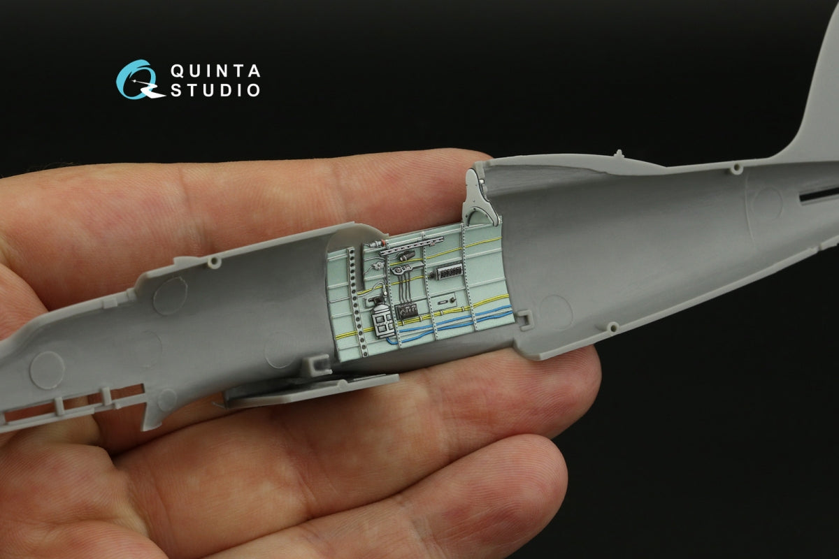 Quinta Studio QD48389 Macchi C.202 Folgore Early 3D-Printed &amp;amp; coloured Interior on decal paper (Hasegawa/Eduard) 1/48 – imagen 11