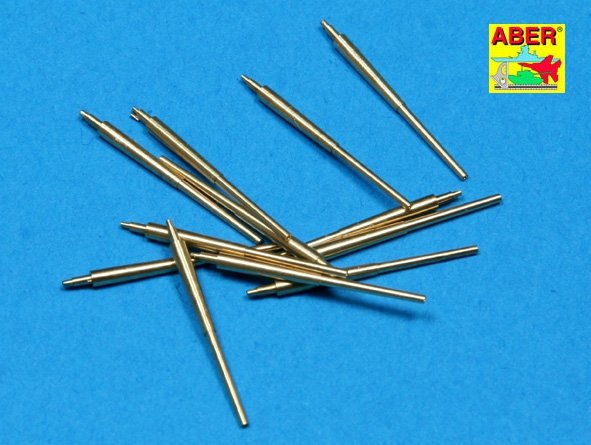 Aber 350L-12 Ensemble de 12 canons de 150 mm pour navires allemands : Bismarck, Tirpitz, Scharnhorst, Gneisenau (1/350)