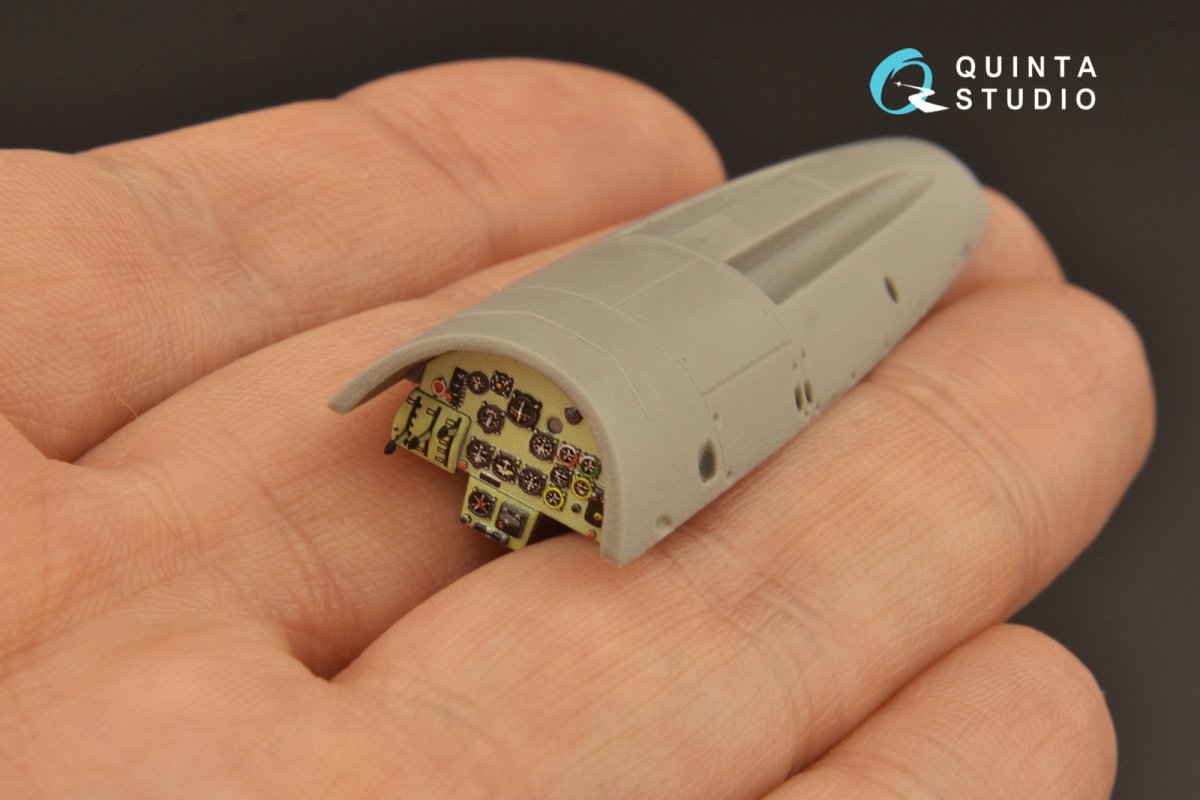Quinta Studio QD48209 Arado Ar 68 E/F 3D-Printed &amp;amp; coloured Interior on decal paper (Roden) 1/48 – imagen 8