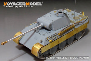 Voyager Model PE35984 WWII German Panther A Tank Early version Basic For TAKOM 2097 1/35 – immagine 2