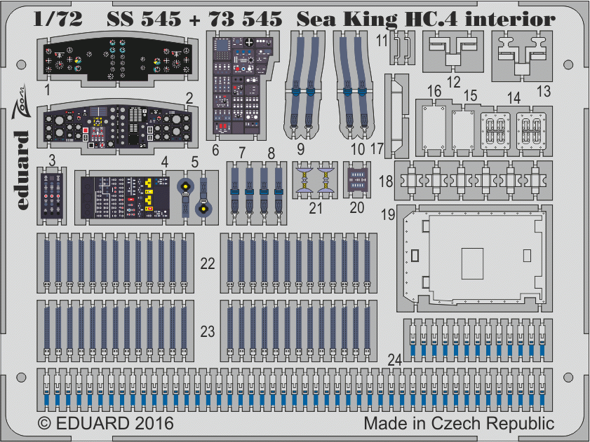 Eduard BIG72111 SEA KING HC.4 AIRFIX A04056 – imagen 4