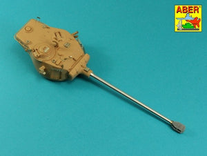 Aber 35L-120 105mm D1504 L/44 barrel with muzzle brake for Israeli Sherman M51 1/35 – image 5