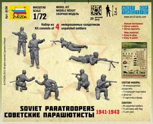 Zvezda 6138 Soviet Paratroopers (1941-1943) Art of Tactic 1/72 – Bild 2