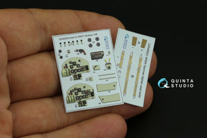 Quinta Studio QD48209 Arado Ar 68 E/F 3D-Printed &amp;amp; coloured Interior on decal paper (Roden) 1/48 – imagen 4