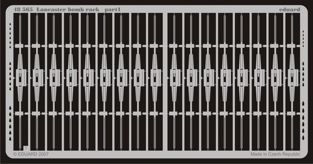 Eduard 48565 Lancaster bomb rack 1/48 (TAMIYA)