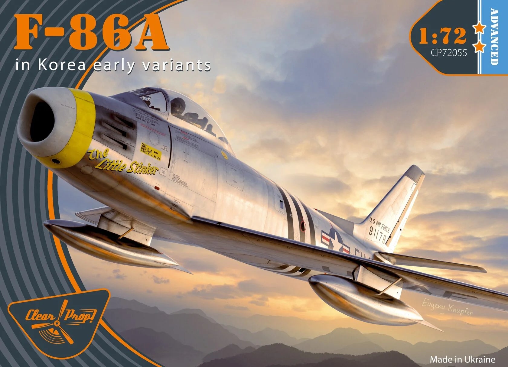 Clear Prop! CP72055 North American F 86 A Sabre in Korea - Early Variants (Advanced Kit)