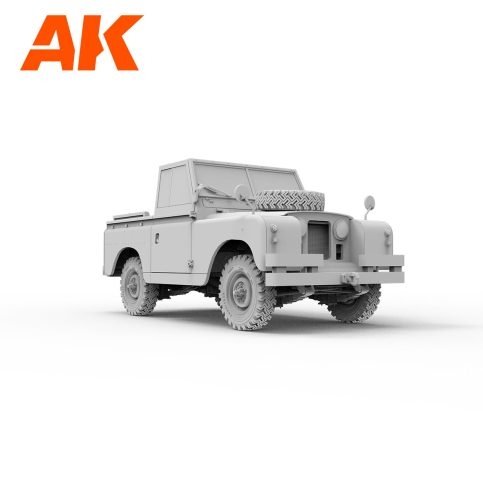 AK Interactive AK35012 LAND ROVER 88 SERIES IIA ROVER 8 1/35 – imagen 10