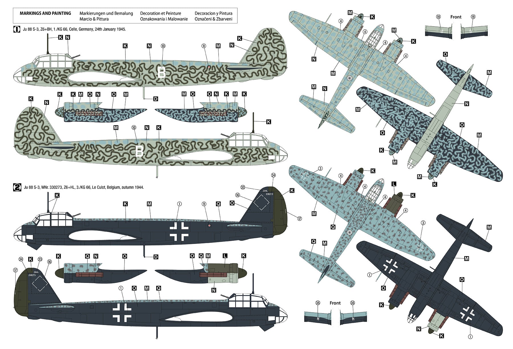 Hobby 2000 72089 Junkers Ju 88 S-3 1/72 – Bild 2