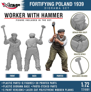 Mirage 721001 Fortifying Poland 1939 - Diorama Set 1/72 – zdjęcie 10