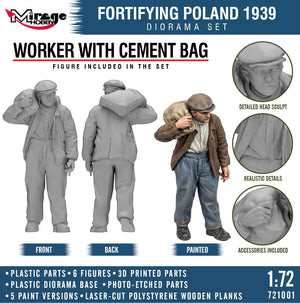 Mirage 721001 Fortifying Poland 1939 - Diorama Set 1/72 – zdjęcie 11