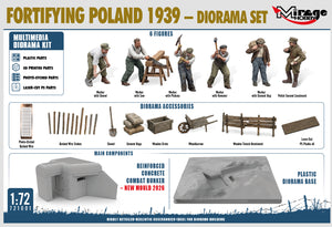 Mirage 721001 Fortifying Poland 1939 - Diorama Set 1/72 – zdjęcie 2