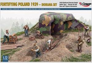 Mirage 721001 Fortifying Poland 1939 - Diorama Set 1/72