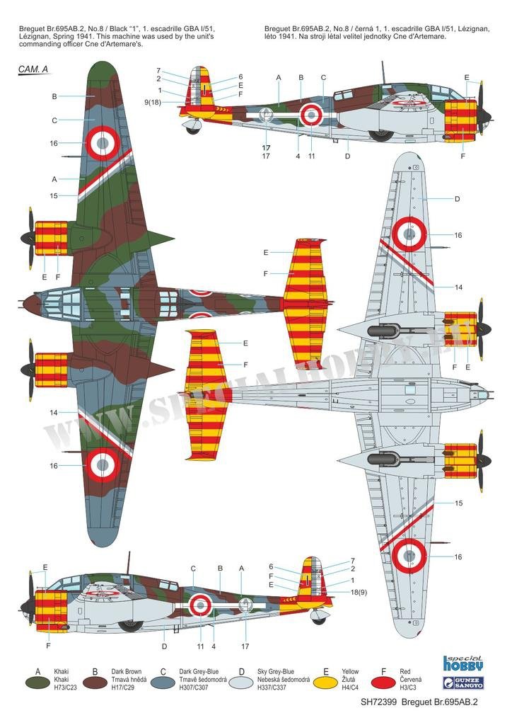 Special Hobby 72399 Breguet Br. 695AB.2 1/72 – Bild 4