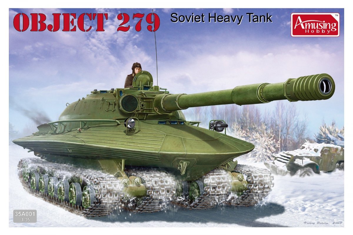 Maquette amusante de char lourd soviétique Object 279 (réf. 35A001) à l&amp;#39;échelle 1/35