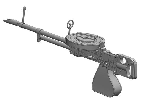 Art Scale Kit A32020 Vickers K Gun WWII GB 1/32