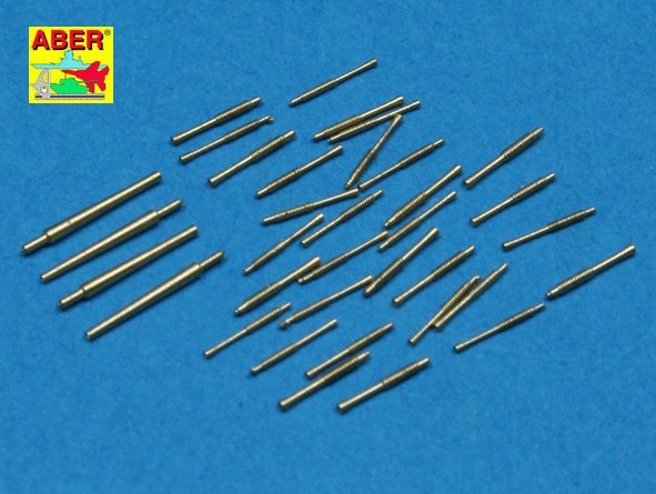 Aber 350L-43 Set of barrels 127mm x 4; 25mm x 30 for Japan Navy Yukikaze class Destroyer 1/350