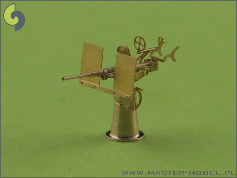 Master SM-350-050 Oerlikon 20mm USN type - complete three dimensional gun, turned and etched elements (20pcs) – Bild 5