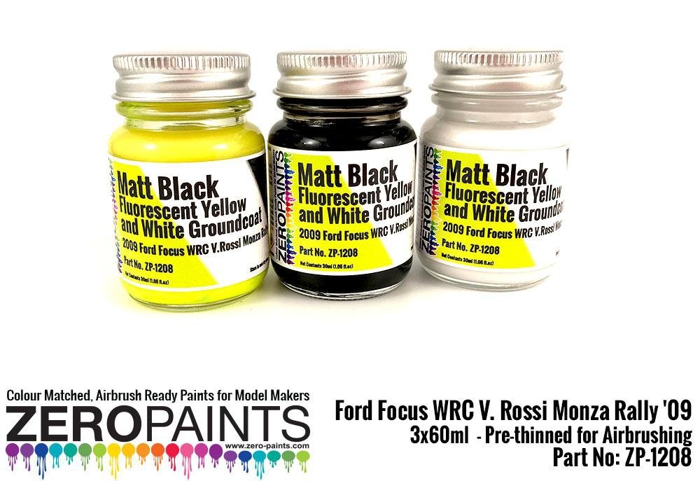 Zero Paints ZP-1208 Ford Focus WRC contre Rossi Monza Rally '09 - Coffret de peinture 3 x 30 ml
